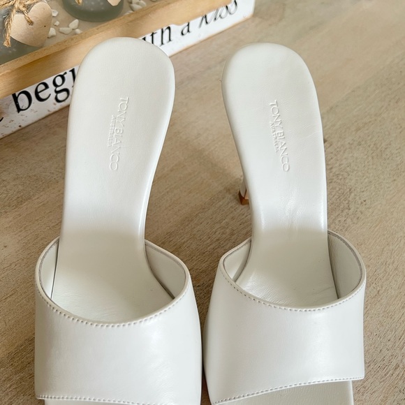Slingback white Sandal Tony Bianco - Picture 5 of 7